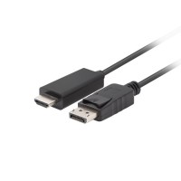 Кабел/преходник Lanberg display port (M) V1.1 -> HDMI (M) cable 1.8m